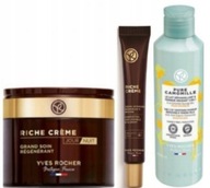 Yves Rocher 1 x Riche Creme Dzień /Noc 75ml + Oczy + GRATIS Mleczko-Tonik