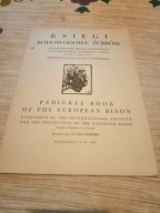 Księgi rodowodowe żubrów Pszczyna kónigsberg Białowieża