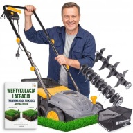 AERATOR WERTYKULATOR ELEKTRYCZNY POWERMAT 2400W 3W1 2 WAŁKI + E-BOOK GRATIS