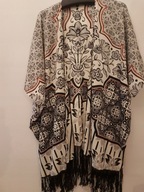 TOP SHOP BLUZKA NARZUTKA DAMSKA R.UNIWESALNY BOHO HIPPIE FRĘDZLE