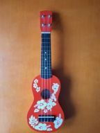UKULELE MSA UK 31 czerwono białe