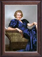 Obraz Maria Żabkiewiczówna portret w drewnianej ramie ze szkłem