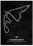 Plakat „Racing Tracks” – Minimalistyczny Plakat Torów Wyścigowych