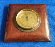 Stary BAROMETR wysokiej klasy ENBECO fazowane szkło sygnowany