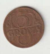 Polska II RP 5 groszy 1938 ladna z obiegu