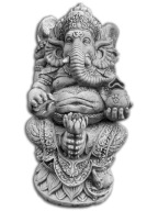 FIGURA BETONOWA OGRODOWA SŁOŃ GANESHA Imponująca Figura Bóstwa 62 cm 57 kg