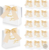TOREBKI PREZENTOWE PAPIEROWE NA PREZENTY URODZINY WESELE ŚLUB ZESTAW 50szt