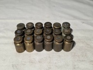 Odważniki mosiężne 200g PRL - dostępne 20 sztuk