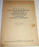 WKŁAD CZOŁOWYCH PRZEDSTAWICIELI ZIEMI ŚLĄSKIEJ W KSZTAŁTOWANIE SIĘ MYŚLI...