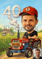 Wyjątkowa KARYKATURA z Twojego zdjęcia 100% podobieństwa –Plakat A3 + Ramka