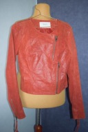 TRUE COLLECTION Oryginalna kurtka skórzana damska skóra naturalna _36