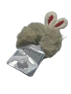 Ucho królika rozmyte futrzane gumki do włosów śliczny uchwyt na kucyk elast