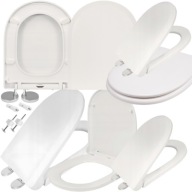 DESKA SEDESOWA WC WOLNOOPADAJĄCA UNIWERSALNA AQ9000 BIAŁA KOŁO