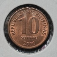 *FILIPINY [0871]*10 centymów 2006 Godło REPUBLIKA NG PILIPINAS *10 SENTIMO