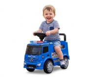 Jeździk Mercedes Antos Police Sapphire niebieski pchacz auto dla dziecka