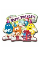 Wydruk CUKROWY OPŁATEK papier/ masa cukrowa na tort M&M's + Imię