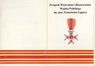 Za Zasługi dla ZWiR WP - legitymacja srebrnej odznaki