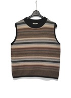 Kamizelka Bezrękawnik Sweter Pasy Retro Askov |R. L