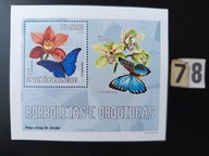Motyle i orchidee , Wyspy Św. Tomasza i Książęca , MNH