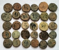 zestaw monet follis brąz Cesarstwo Rzymskie Starożytny Rzym 30 szt.