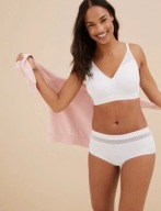 Śliczna markowa bielizna M&S BODY 7157 UK 12 D-E EUR 40 D-F 82% cotton