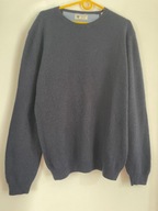 SWETER WARREN PARKER GRANAT Z WEŁNĄ CIENKI