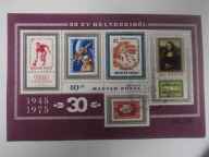 Węgry - znane Wystawy filatelist.- Mi. bl.114 kas.