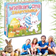 GRA PLANSZOWA PLANSZÓWKA NA WIELKANOC ZAJĄCZKA PREZENT DLA DZIECI RODZINY