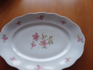 Piękny , duzy półmisek z porcelany PRL Karolina - sygnowany - bdb !!