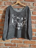 melanżowa bluza z tygrysem * ONLY