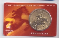 Australia - 5 Dolarów 2000 - Olimpiada Sydney - jeździectwo - mennicza