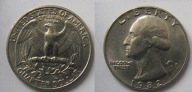 USA 25 cent 1982