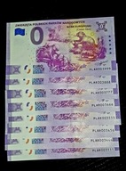 0 Euro Bóbr Europejski BANKNOT kolekcjonerski nr PL AR 003444