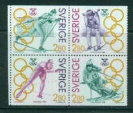 SZWECJA ** Olimpijscy medaliści II Mi 1705-08