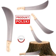 DUŻA MACZETA OGRODOWA NÓZ KARCZOWNIK DO GAŁĘZI TASAK KOSA SURVIVAL 51CM