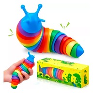 ŚLIMAK sensoryczny GĄSIENICA antystresowy robak XL dla dzieci