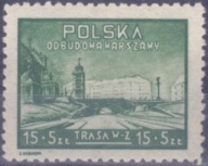 POLSKA - seria czysta ** z 1948 roku. X 698.