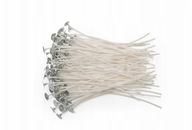 KNOT DO ŚWIEC SOJOWY Z BLASZKĄ KNOTY 14cm 10szt