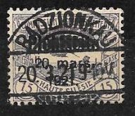 $POCZTY PLEBISCYTOWE - GÓRNY ŚLĄSK ROCZNIK 1921 Fi 31 kas.