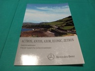 MERCEDES ACTROS ANTOS AXOR ZETROS Książka Gwarancyjna Serwis CZYSTA 2012
