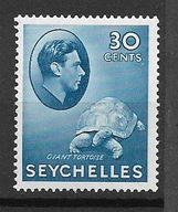 Seszele x Q779 fauna żółw MH VF 50funtówx80%