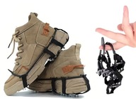 Raczki antypoślizgowe na buty w górach, mieście, na spacerze na lód, śnieg