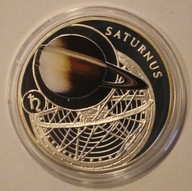 SYSTEMA SOLARE - SATURNUS - SATURN + CERTYFIKAT, SREBRO