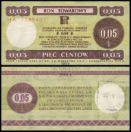 BNV - POLSKA PRL PEWEX 5 Centów 1979 HA 7589401 # B26b # st 3+