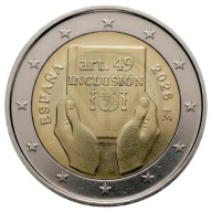 Hiszpania 2 Euro 2026 Artykuł 49 UNC