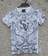 BELMAN męskabawełniana koszulka/t-shirt print/cyrkonie M/L