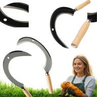 NÓŻ SIERP RĘCZNY KOSA OGRODOWA 22 CM MOCNY SOLIDNY NIEZAWODNY WYTRZYMAŁY