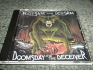 FLOTSAM AND JETSAM Doomsday For The Deceiver RARE PRESS USA 1988 UNIKAT