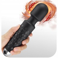 MASAŻER ŁECHTACZKI MOCNY WIBRATOR DO ORGAZMÓW MAGICZNA RÓŻDŻKA MAGIC WAND