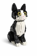 Klocki Konstrukcyjne Bialo-Czarny Kot 801 Elementów Dla Dzieci 2026